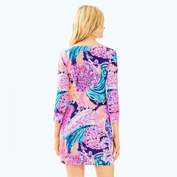 LILLY PULITZER EUC UPF 50+ Sophie Dress in Multi All That She Wants Size XXS - Picture 5 of 6